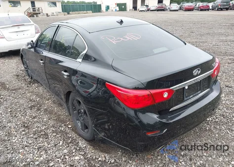 2014 Infiniti Q50 Premium из США, поврежденный, VIN JN1BV7AP8EM675063